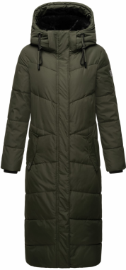 NAVAHOO Zimný kabát 'Hingucker XIV'  tmavozelená