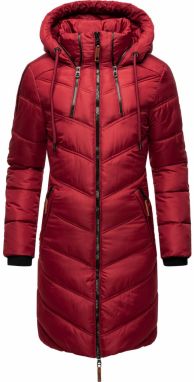 MARIKOO Zimný kabát 'Armasa'  tmavočervená