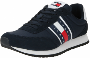 Tommy Jeans Nízke tenisky 'Essential'  námornícka modrá / jasne červená / biela