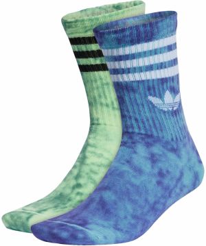 ADIDAS ORIGINALS Ponožky 'TIE DYE'  modrá / svetlozelená / čierna / biela