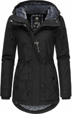 Ragwear Zimná parka  čierna