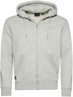 Superdry Tepláková bunda 'Essential'  svetlosivá
