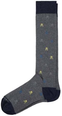 Scalpers Ponožky  modrá / žltá / tmavosivá
