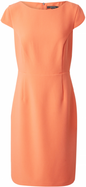 COMMA Puzdrové šaty  oranžová