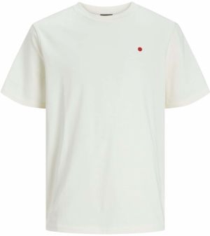 JACK & JONES Tričko 'Road'  krémová