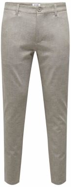 Only & Sons Chino nohavice 'Mark'  kamenná / biela