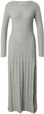 Abercrombie & Fitch Pletené šaty  sivá