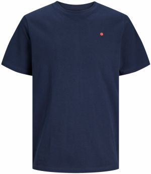 JACK & JONES Tričko 'Road'  námornícka modrá / svetločervená