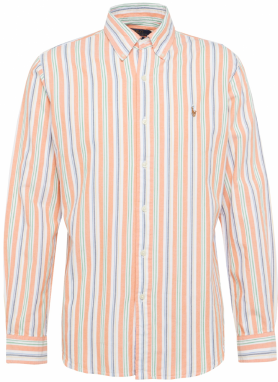 Polo Ralph Lauren Košeľa  modrosivá / svetlozelená / broskyňová / biela
