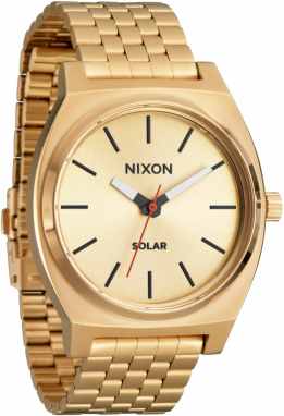 Nixon Analógové hodinky 'Time Teller Solar'  zlatá