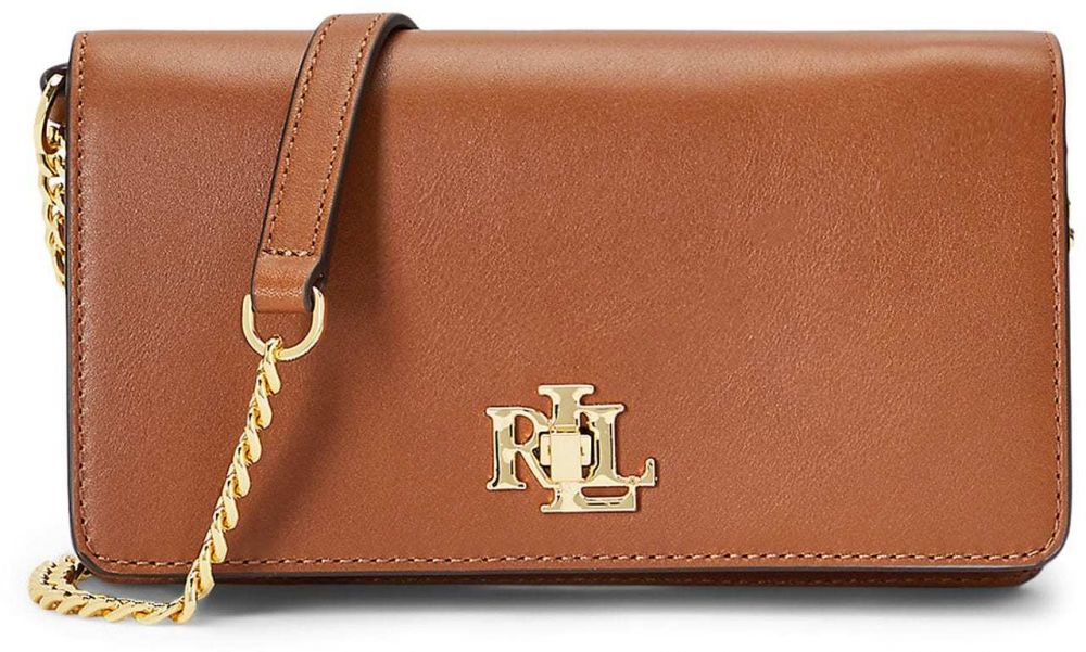 Lauren Ralph Lauren Listová kabelka  karamelová / zlatá