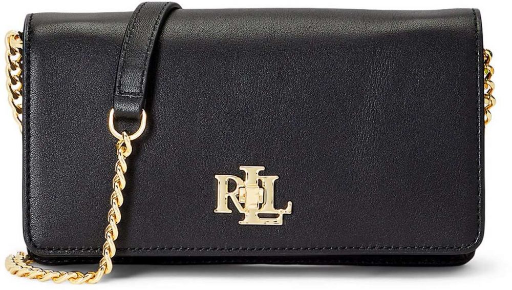 Lauren Ralph Lauren Listová kabelka  zlatá / čierna
