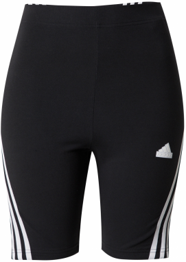ADIDAS SPORTSWEAR Športové nohavice 'Future Icons'  čierna / biela
