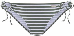 VENICE BEACH Bikinové nohavičky  zelená / biela
