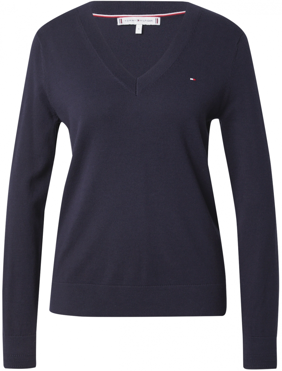 TOMMY HILFIGER Sveter  námornícka modrá / červená / biela
