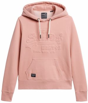 Superdry Mikina  krémová / ružová / čierna