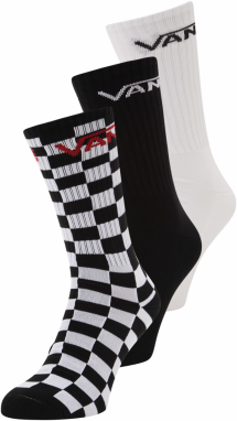 VANS Ponožky 'Classic'  tmavočervená / čierna / biela