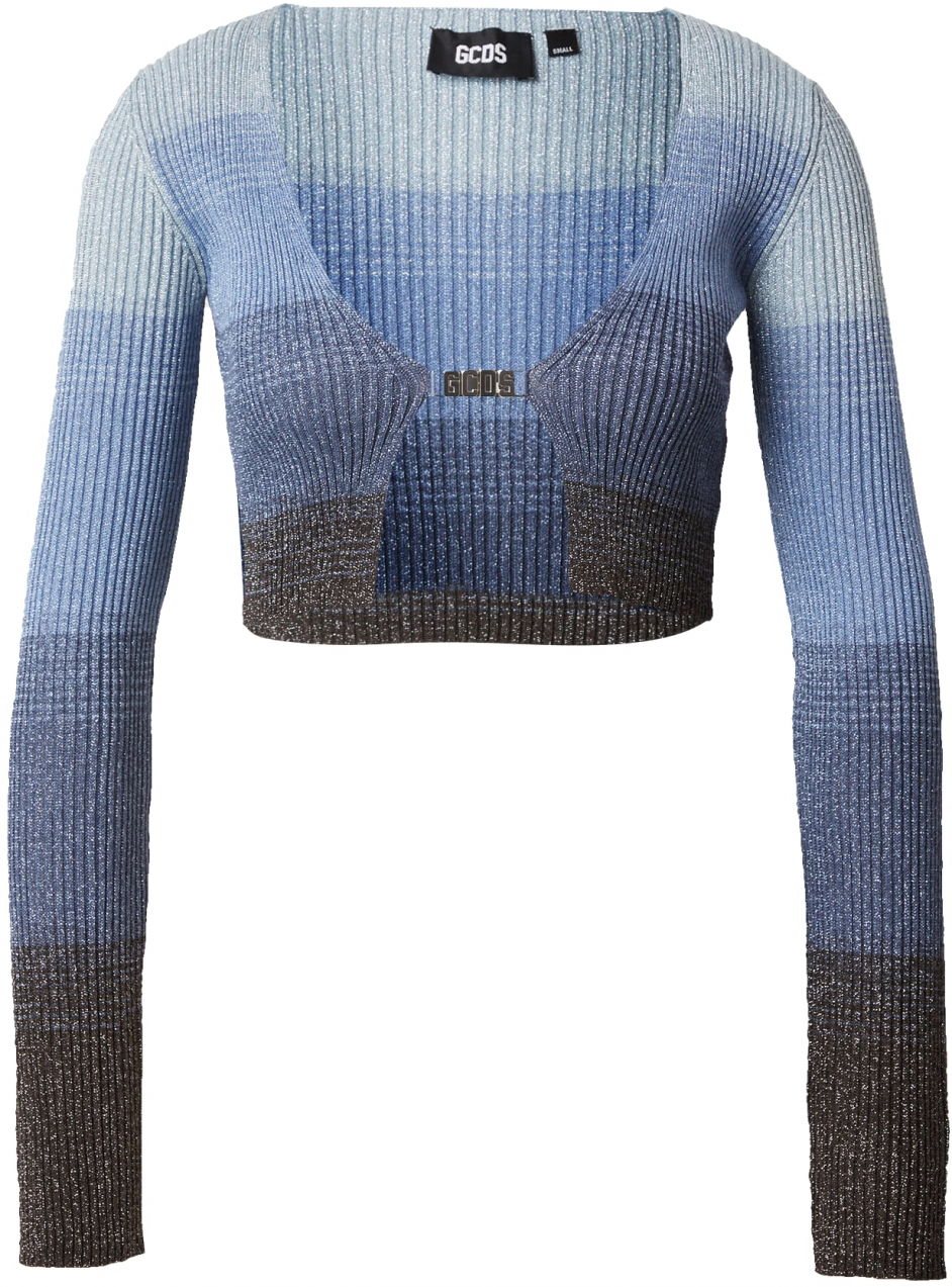 GCDS Kardigán  opálová / pastelovo modrá / svetlomodrá / čierna
