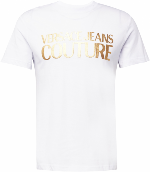 Versace Jeans Couture Tričko  zlatá / biela