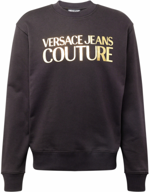 Versace Jeans Couture Mikina  zlatá / čierna