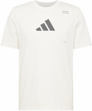 ADIDAS PERFORMANCE Funkčné tričko  sivá / biela