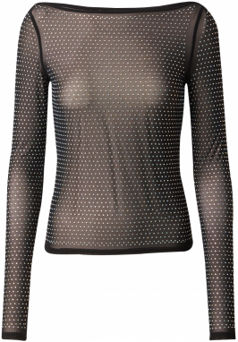 Monki Tričko  striebornosivá / čierna