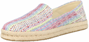 TOMS Espadrilky 'Santiago'  modrá / zelená / ružová / biela