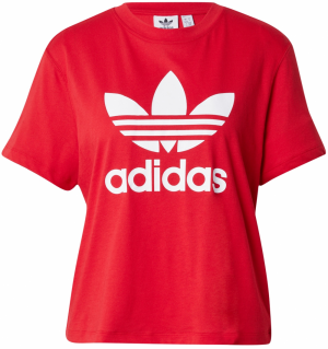 ADIDAS ORIGINALS Tričko  svetločervená / biela