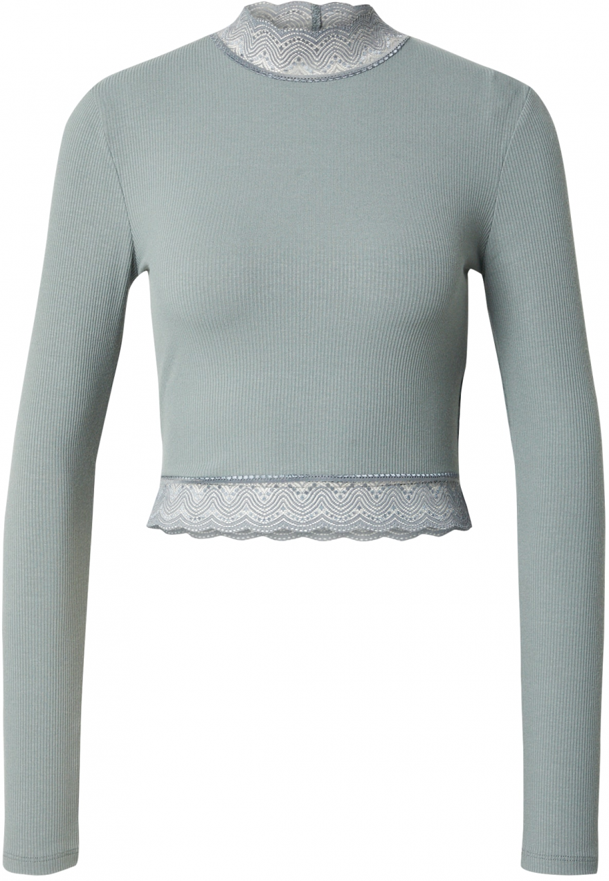 ABOUT YOU Tričko 'Danai'  azúrová / pastelovo zelená