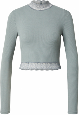 ABOUT YOU Tričko 'Danai'  azúrová / pastelovo zelená