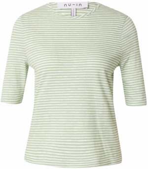 NU-IN Tričko  zelená / biela