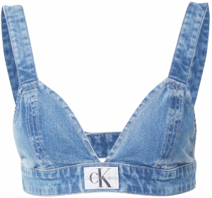 Calvin Klein Jeans Podprsenka  modrá denim / čierna / biela