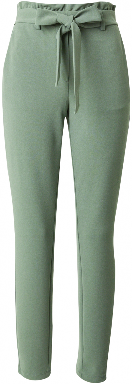 VERO MODA Nohavice  tmavozelená