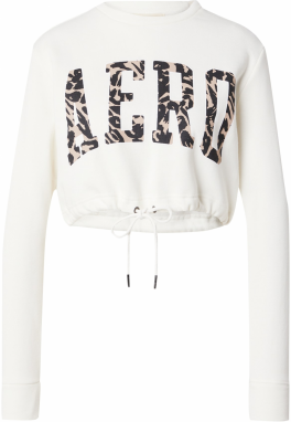 AÉROPOSTALE Mikina  brokátová / čierna / šedobiela