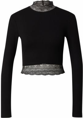 ABOUT YOU Tričko 'Danai Longsleeve'  čierna