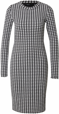VERO MODA Šaty 'Bena'  čierna / biela