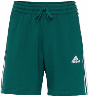 ADIDAS SPORTSWEAR Športové nohavice 'Essentials'  zelená / biela