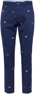 Polo Ralph Lauren Chino nohavice 'BEDFORDP'  námornícka modrá / žltá / červená / biela