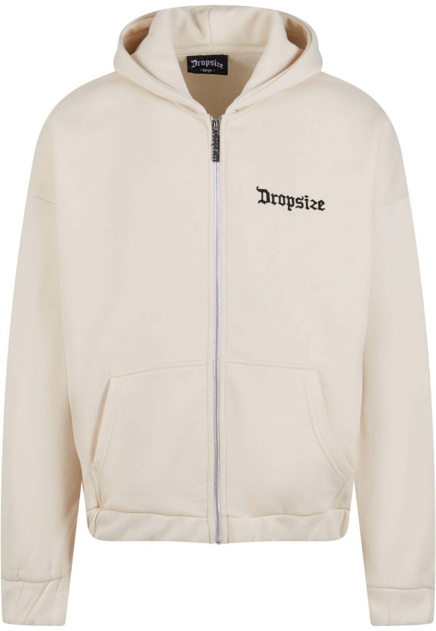 Dropsize Tepláková bunda  krémová / čierna