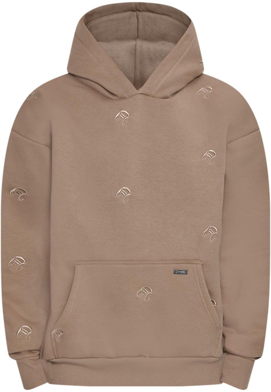 Dropsize Mikina  brokátová / svetlohnedá