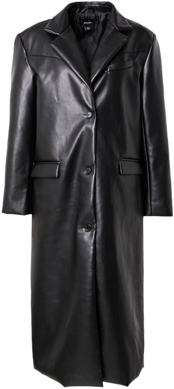 Nasty Gal Prechodný kabát  čierna