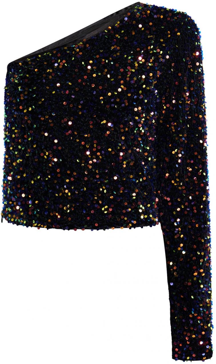 faina Blúzka  zmiešané farby / čierna