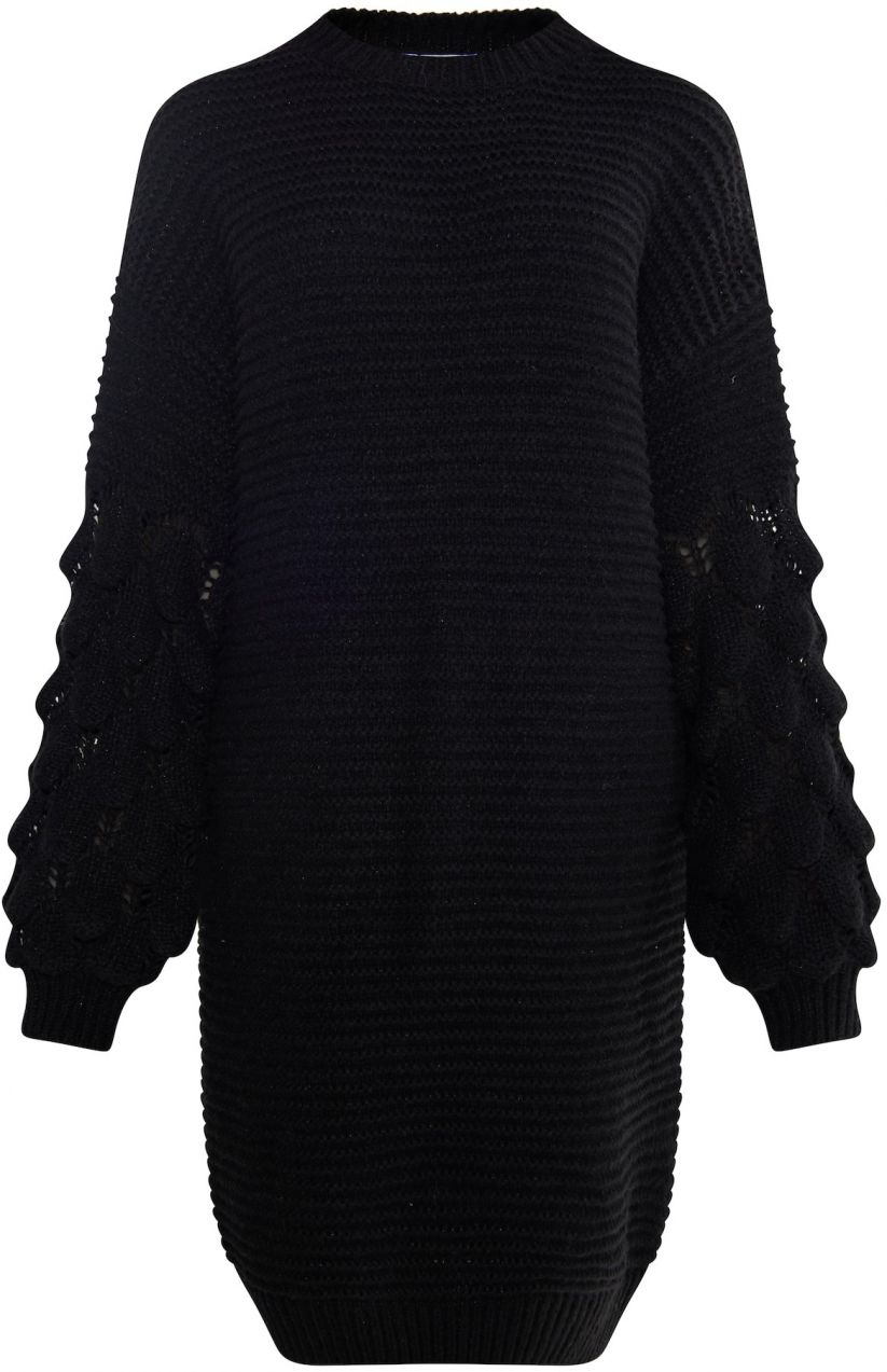 IZIA Pletené šaty  čierna