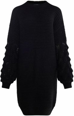 IZIA Pletené šaty  čierna