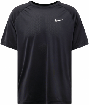 NIKE Funkčné tričko 'Ready'  čierna / biela