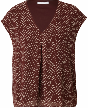 ABOUT YOU Tričko 'Paris'  tmavohnedá