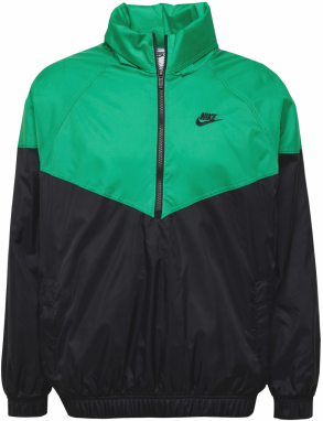 Nike Sportswear Prechodná bunda 'Windrunner'  trávovo zelená / čierna