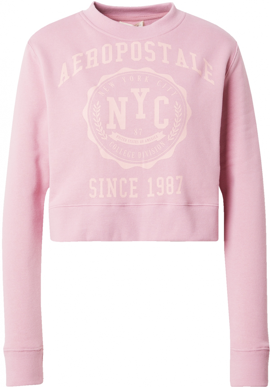 AÉROPOSTALE Mikina  piesková / svetlofialová