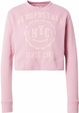 AÉROPOSTALE Mikina  piesková / svetlofialová