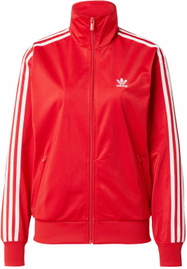 ADIDAS ORIGINALS Tepláková bunda 'Classics Firebird'  červená / biela